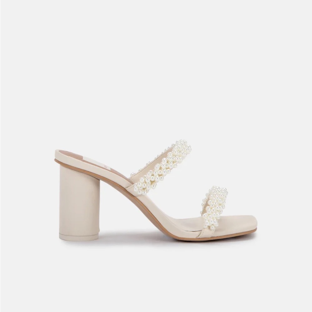 Dolce Vita Noel Heel in Vanilla Pearl - brand new with box, never worn!